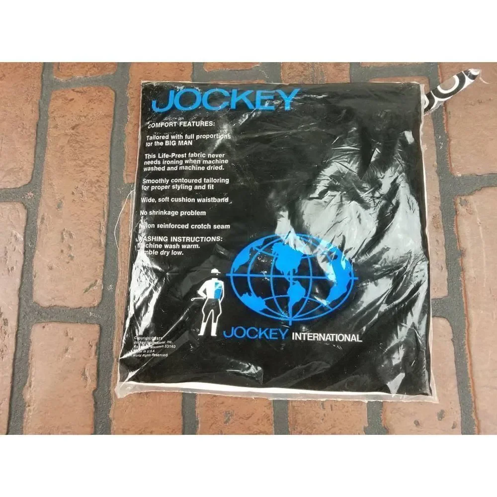 Jockey Big Man 1971 Size 60 Boxer Shorts Vtg 70s‎